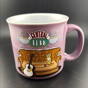 Friends Coffee Cup Mug Lavender Central Perk TV Show Series 20 Oz Ceramic